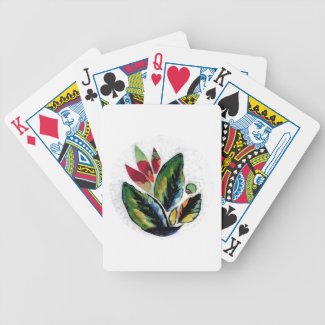 leaves melissa campagnoli bicycle playing cards