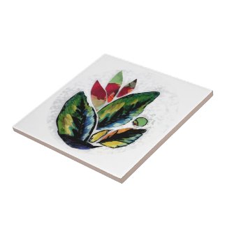 leaves melissa campagnoli ceramic tile