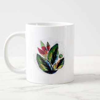 leaves melissa campagnoli giant coffee mug