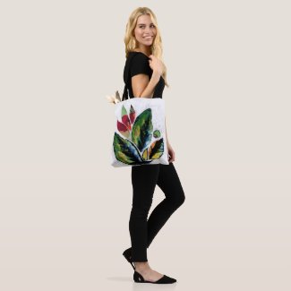 leaves melissa campagnoli tote bag