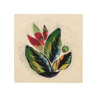 leaves melissa campagnoli wood print