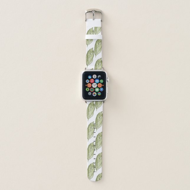 Leaves neck  apple watch band (Front)