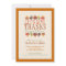 Leaves of Autumn ThanksGiving Dinner Invitation