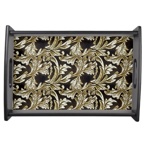 Leaves Of Bronze Serving Tray