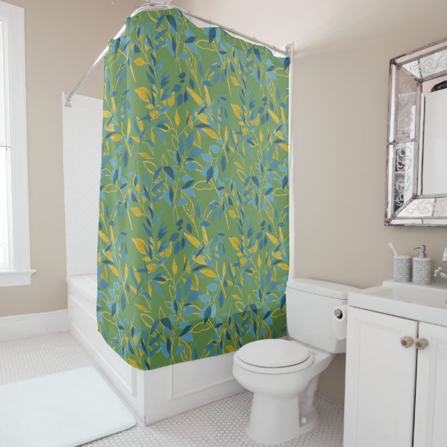 Leaves of Glory Shower Curtain (In Situ)