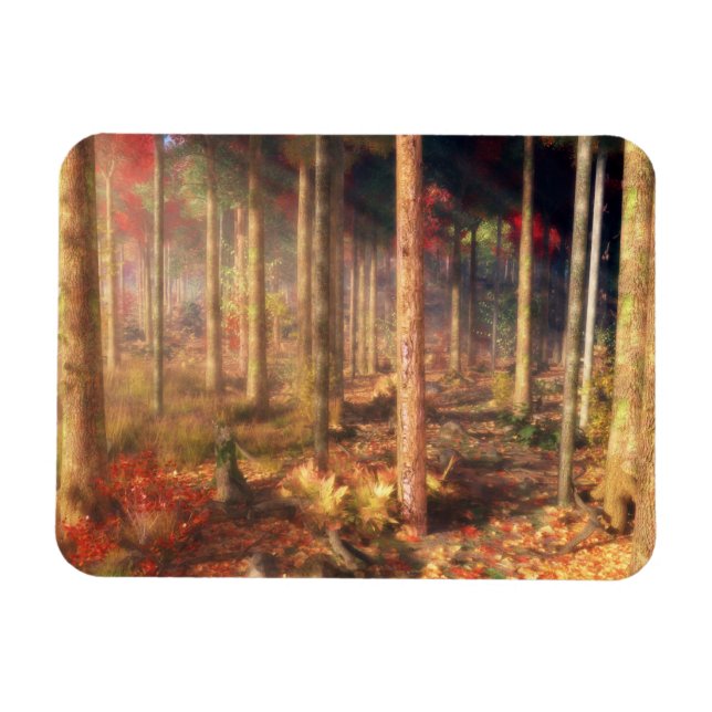 Leaves of Gold Flexible Magnet (Horizontal)