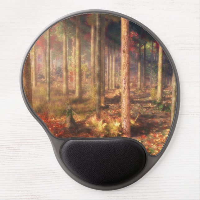 Leaves of Gold Gel Mousepad (Front)