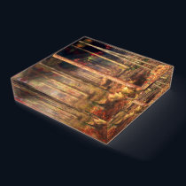 Leaves of Gold Paperweight