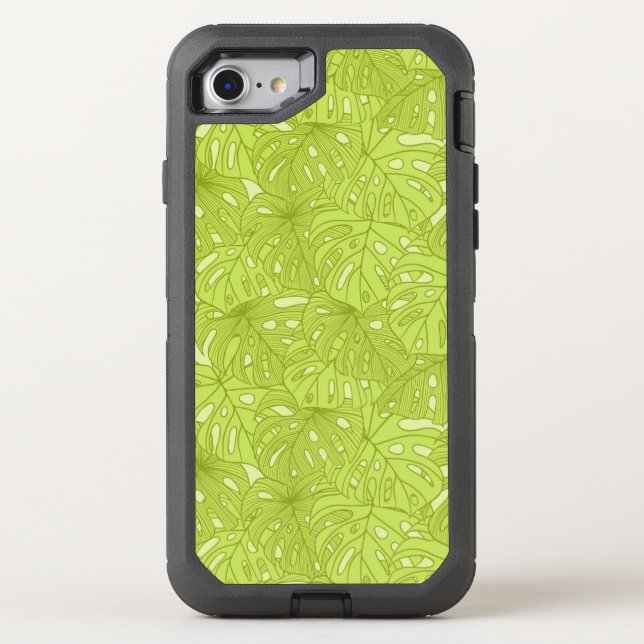 Leaves of Palm Tree Otterbox iPhone Case (Back)