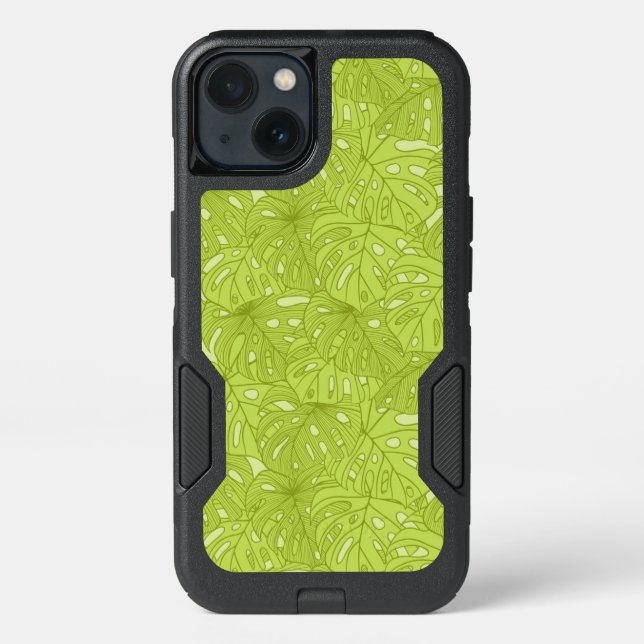 Leaves of Palm Tree Otterbox iPhone Case (Back)