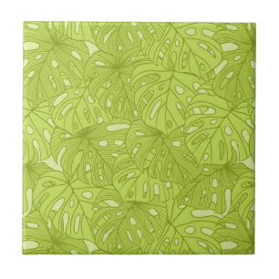 Leaves of Palm Tree Tile