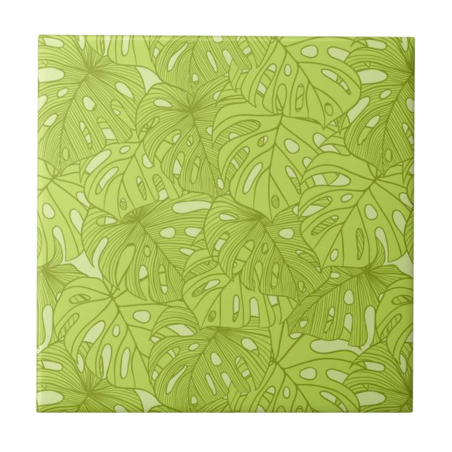 Leaves of Palm Tree Tile (Front)