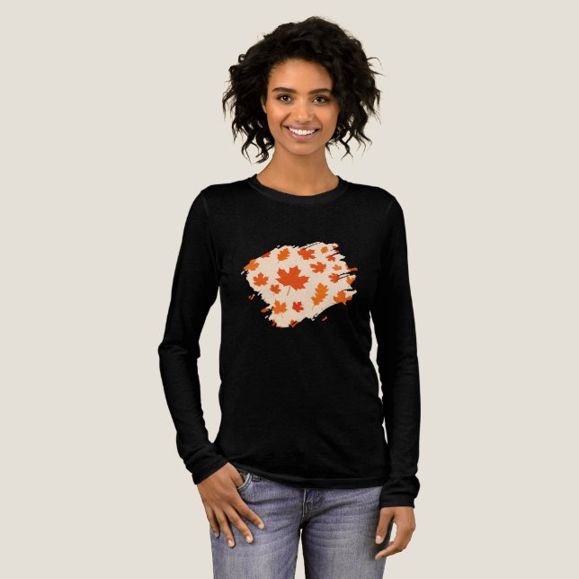 Leaves of Thanks Tri-Blend Shirt (Full Front)