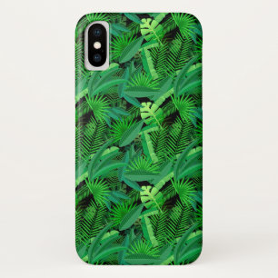 Leaves Of Tropical Palm Trees iPhone X Case