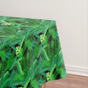 Leaves Of Tropical Palm Trees Tablecloth