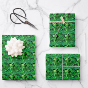Leaves Of Tropical Palm Trees Wrapping Paper Sheets