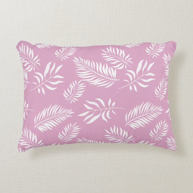 Leaves Pattern 15 Accent Pillow (Front)