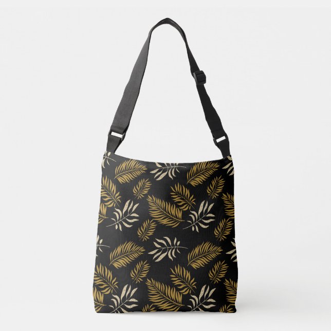 Leaves Pattern 16 Crossbody Bag (Front)