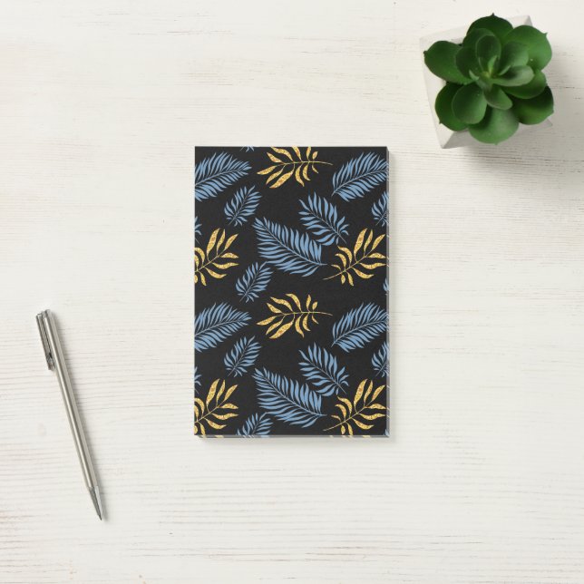 Leaves Pattern 17 Post-it Notes (Office)