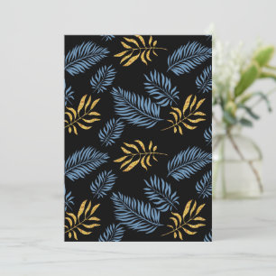Leaves Pattern 17 Thank You Card