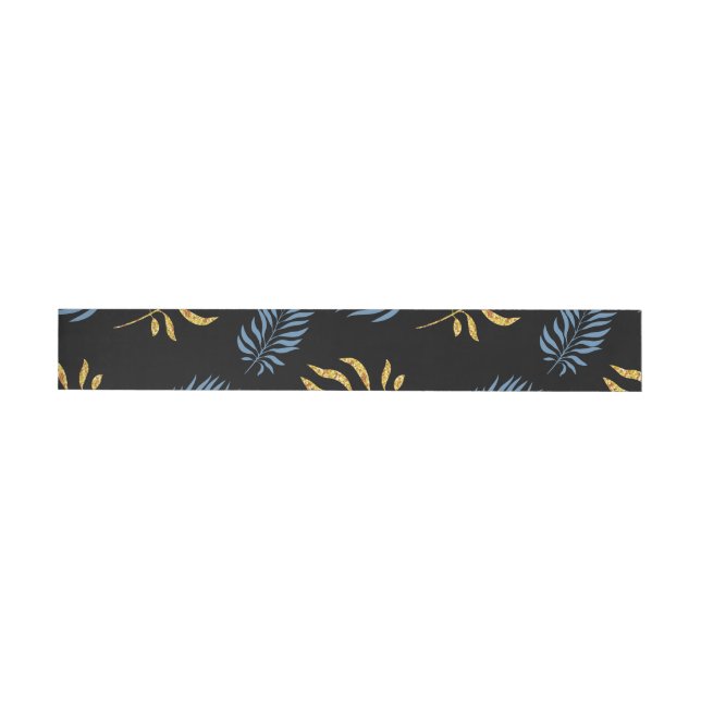 Leaves Pattern 17 Wrap Around Label (Individual)