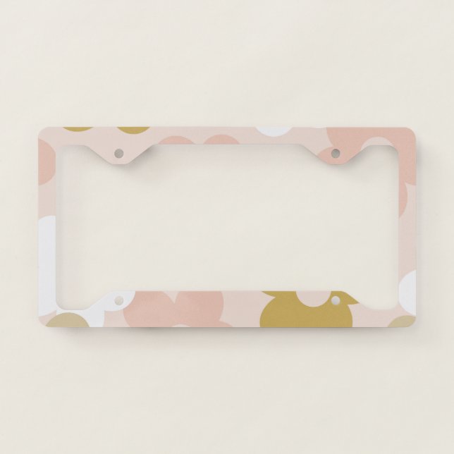 Leaves Pattern 2 License Plate Frame (Front)