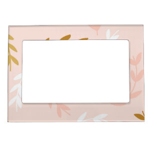 Leaves Pattern 4 Magnetic Frame