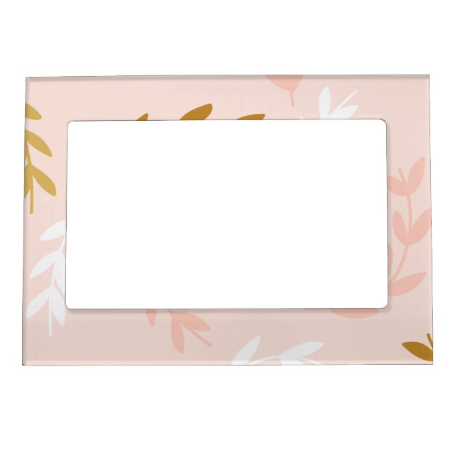 Leaves Pattern 4 Magnetic Frame (Front)