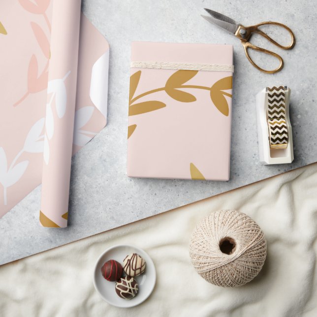 Leaves Pattern 4 Wrapping Paper (Crafts)