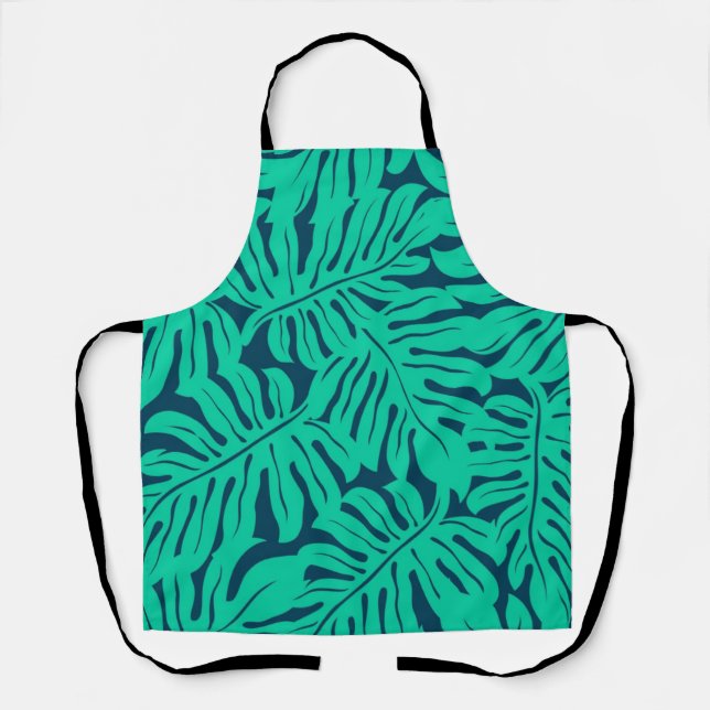 Leaves pattern apron (Front)