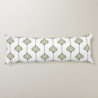Leaves pattern body pillow