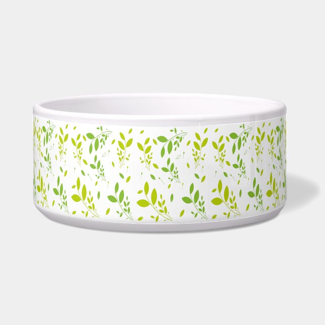 leaves pattern bowl (Front)
