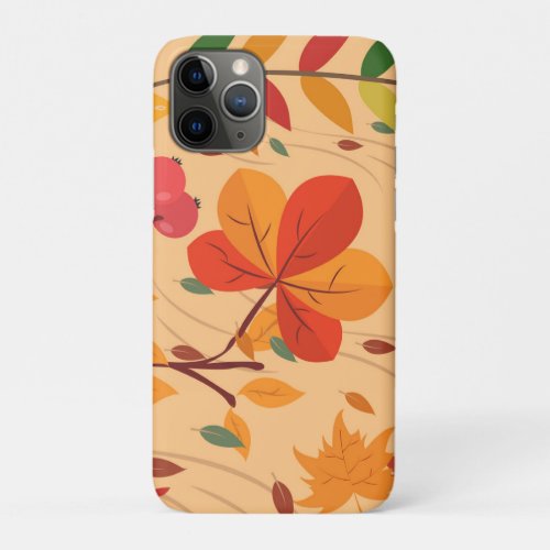 Leaves Pattern iPhone 11 Pro Case