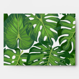 Leaves pattern envelope