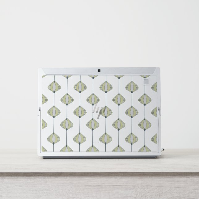 Leaves pattern HP laptop skin (Front)