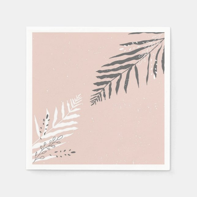 Leaves pattern napkins (Front)