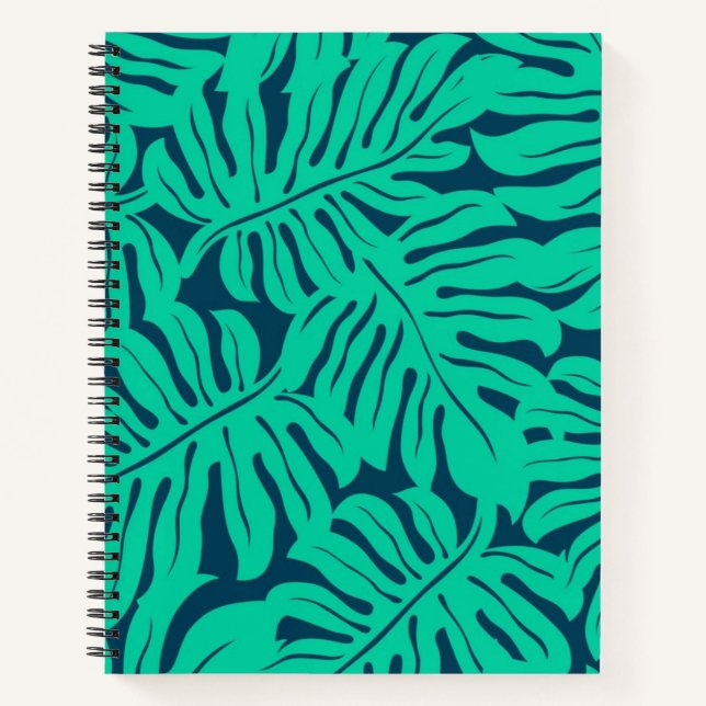 Leaves pattern notebook (Front)