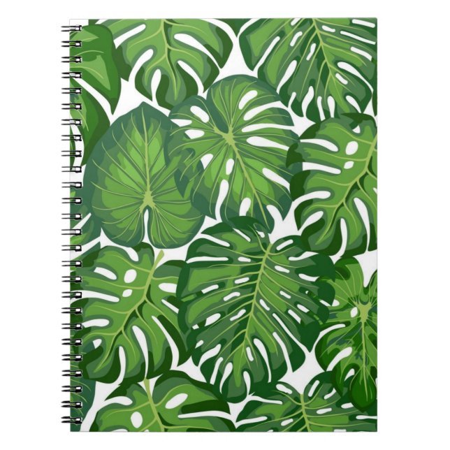 Leaves pattern notebook (Front)