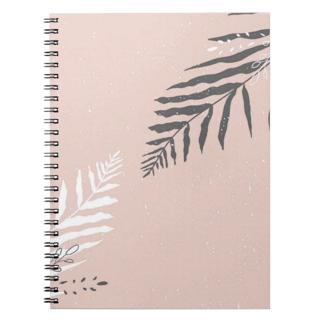 Leaves pattern notebook (Front)