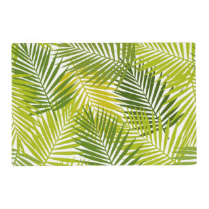 Leaves pattern placemat
