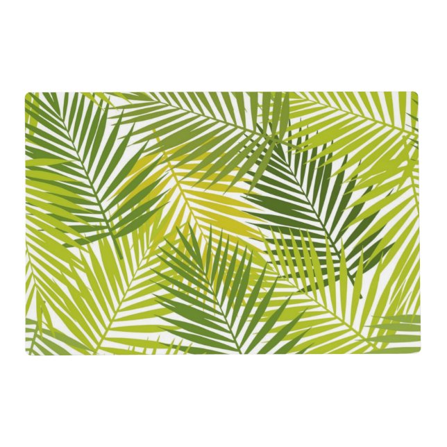 Leaves pattern placemat (Front)