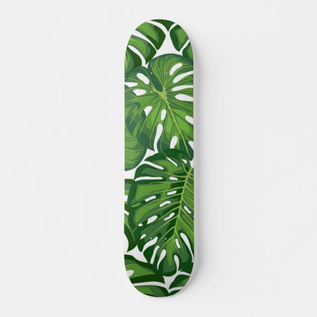 Leaves pattern skateboard (Front)