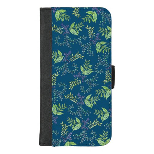 Leaves Pattern Speck Presidio Phone Case turquoise