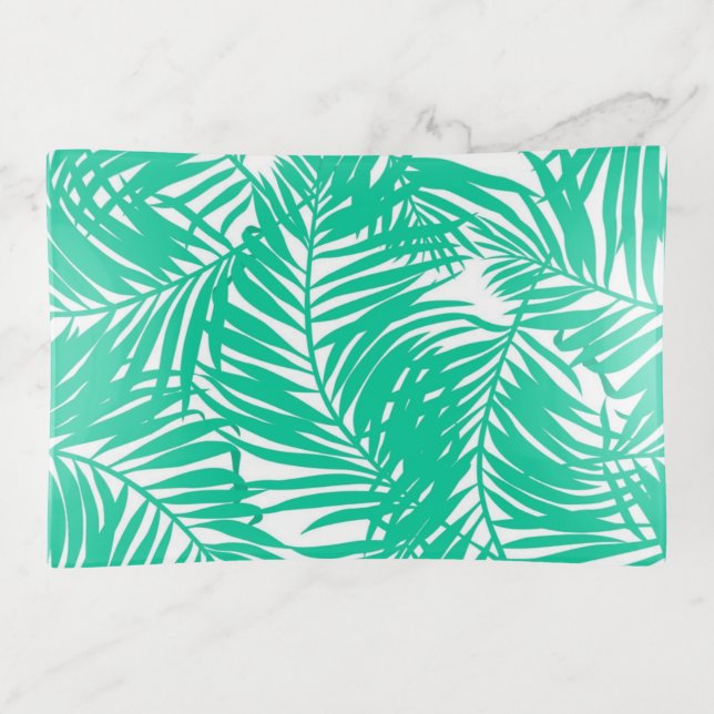 Leaves pattern trinket tray (Front)