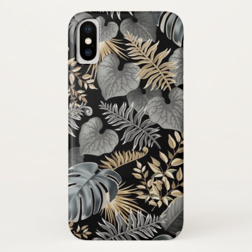 leaves patterns iPhone x case
