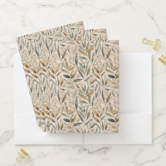 Leaves  pocket folder