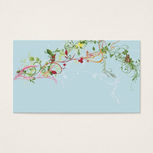 Leaves Profile Card Business Card