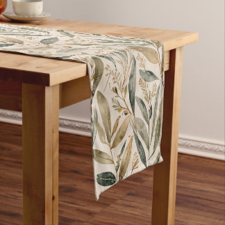 Leaves short table runner