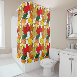 Leaves Shower Curtain