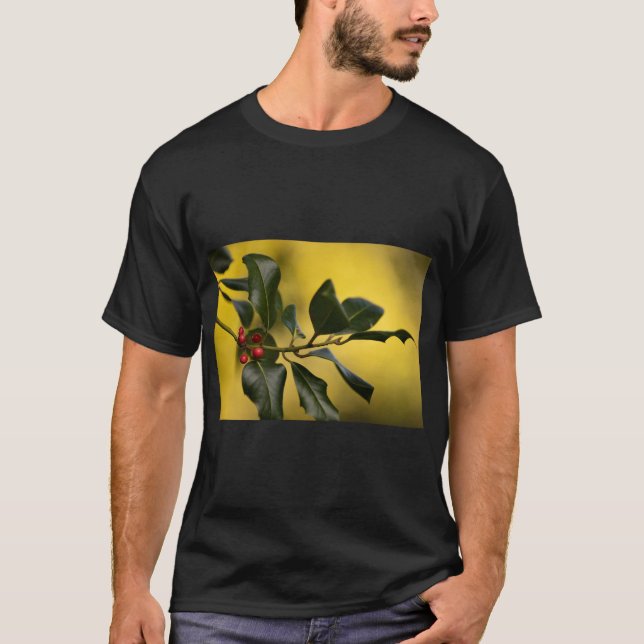 Leaves Sprig Nature Art  T-Shirt (Front)